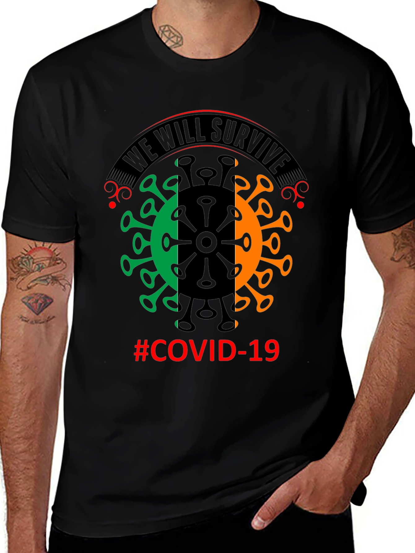 We Will Survive COVID-19 Graphic T-Shirt