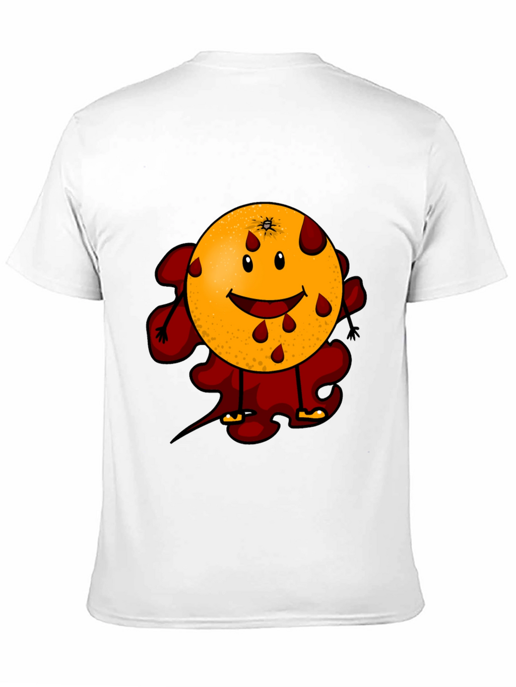 Bloody Orange Graphic Tee - Black