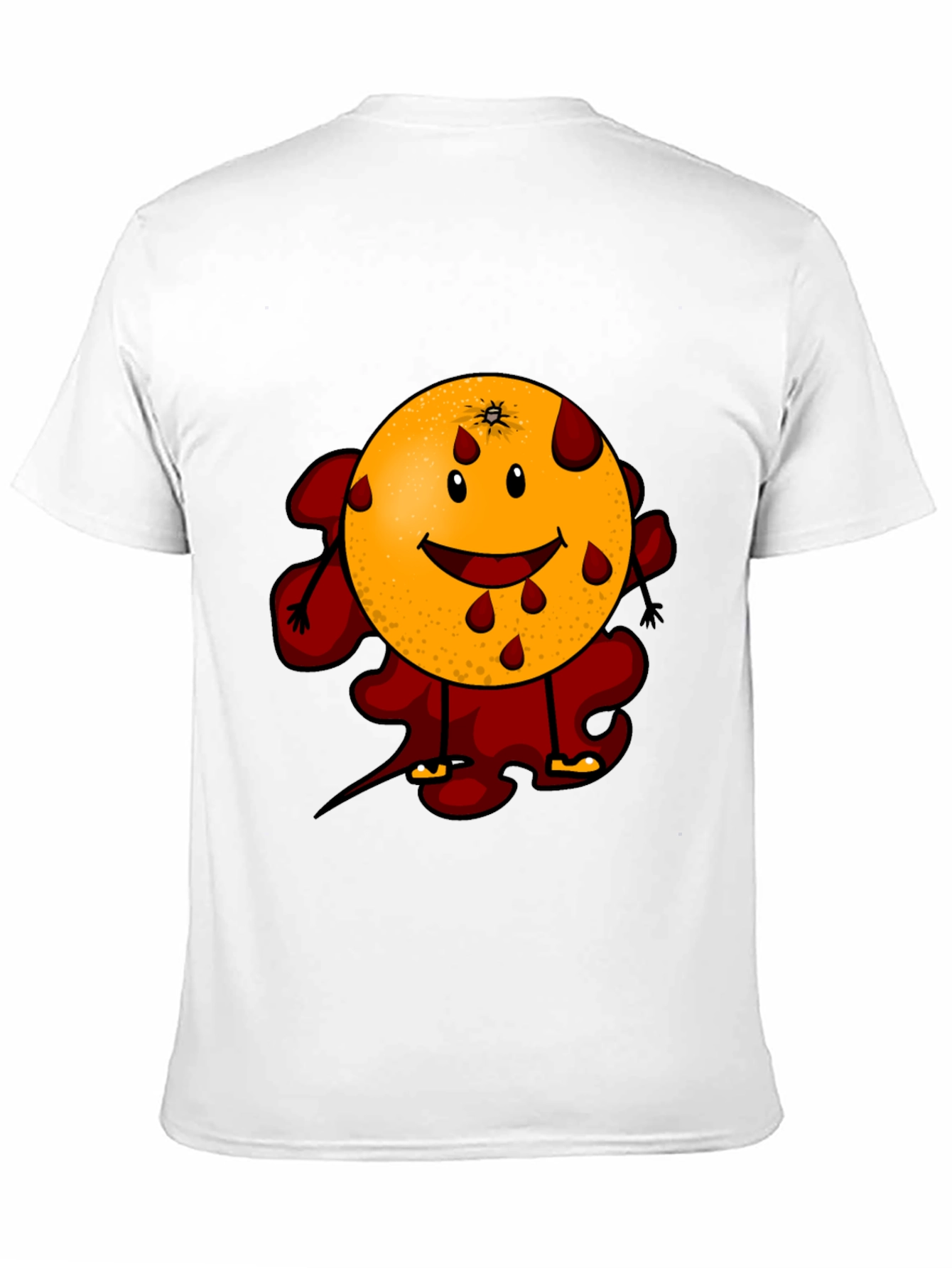 Bloody Orange Graphic Tee - Black
