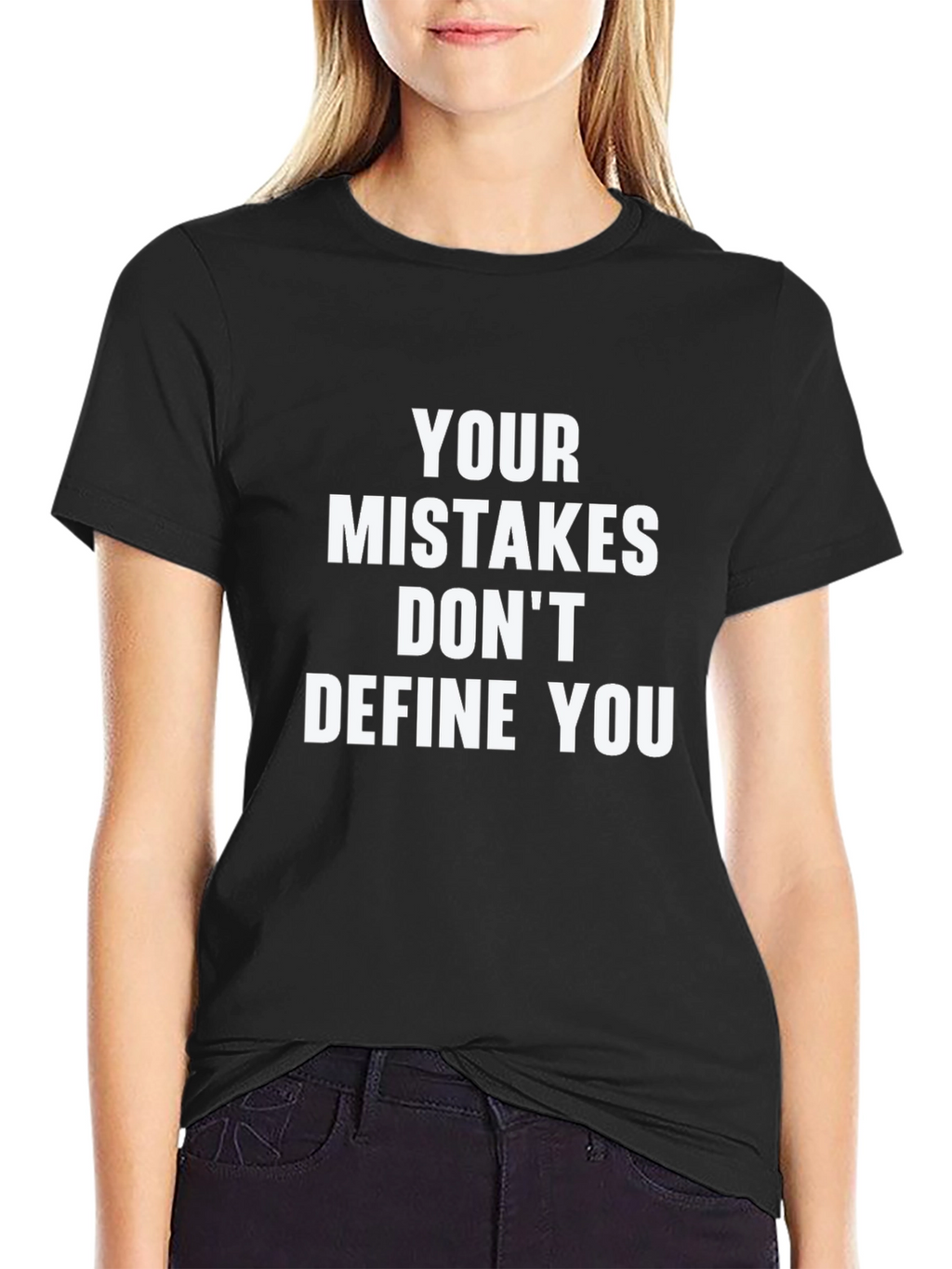 Inspirational Graphic T-Shirt - Mistakes Dont Define You