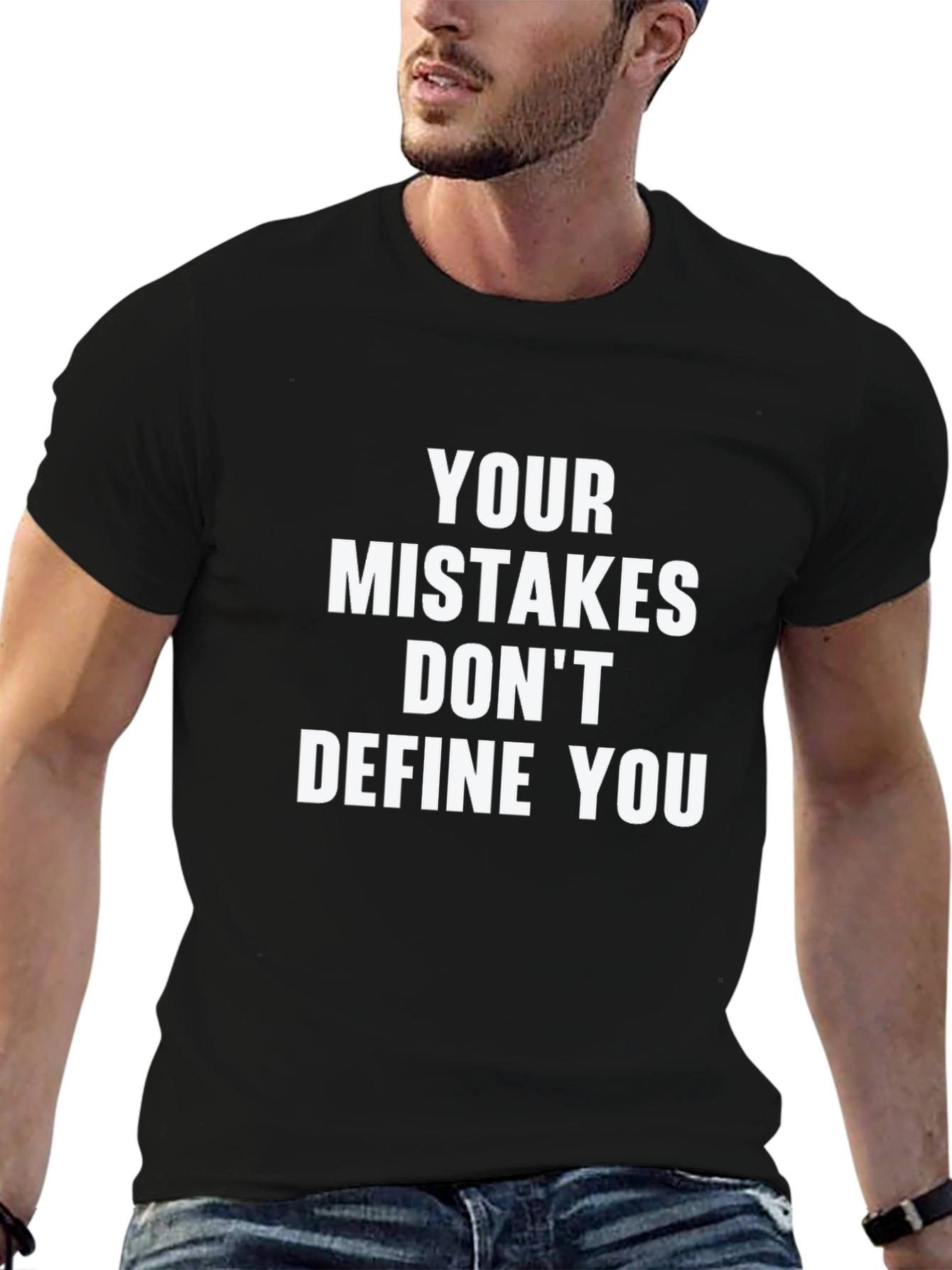 Inspirational Graphic T-Shirt - Mistakes Dont Define You