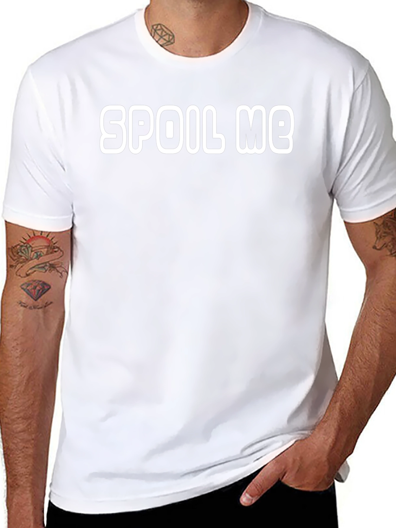 Spoil Me Black T-Shirt - Bold Statement Tee