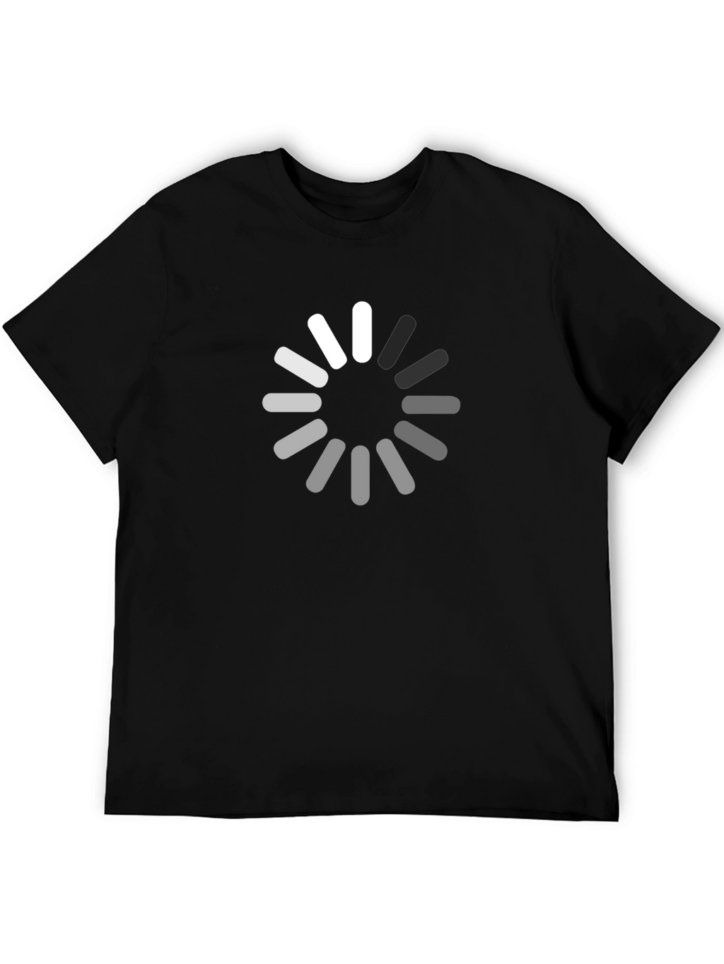 Loading Circle Graphic Tee - Soft Cotton Casual Shirt