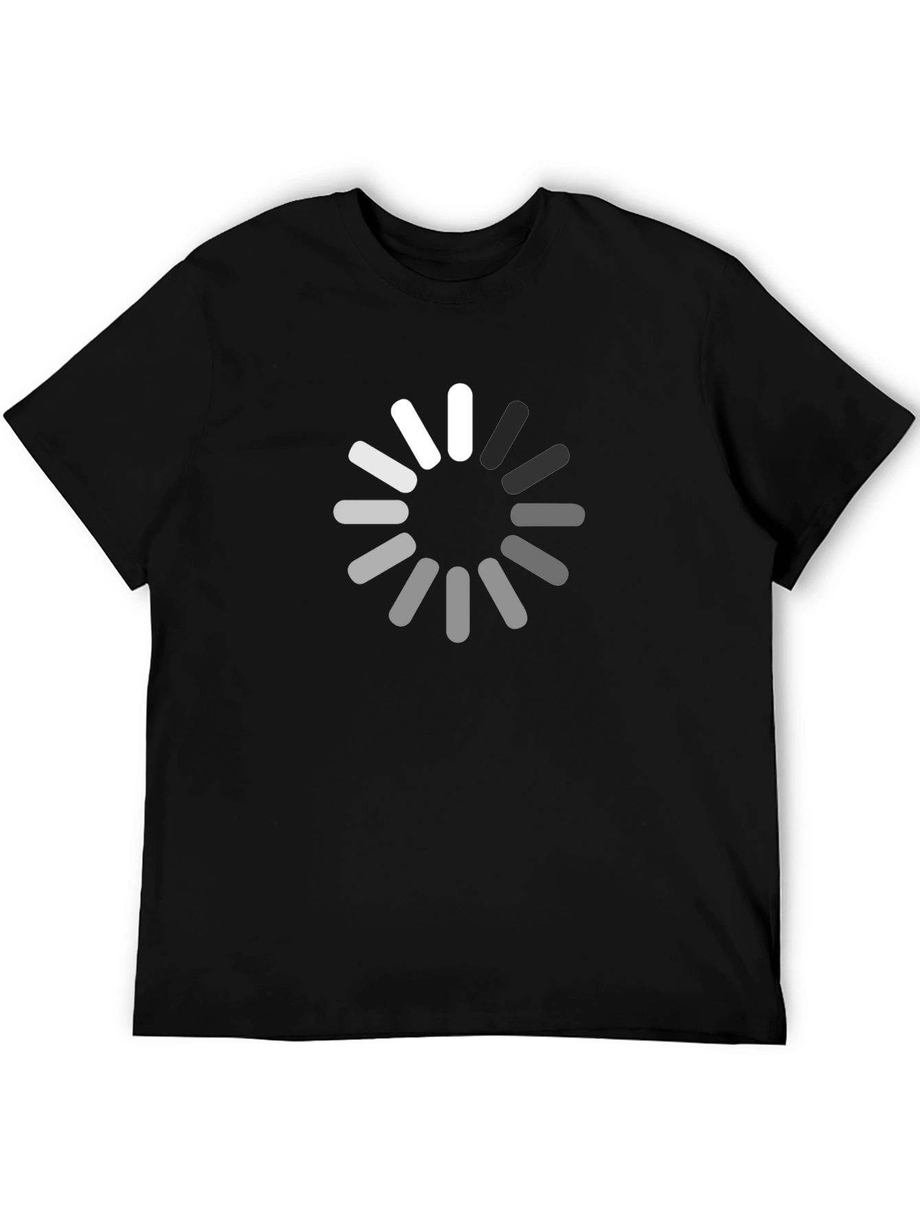 Loading Circle Graphic Tee - Soft Cotton Casual Shirt