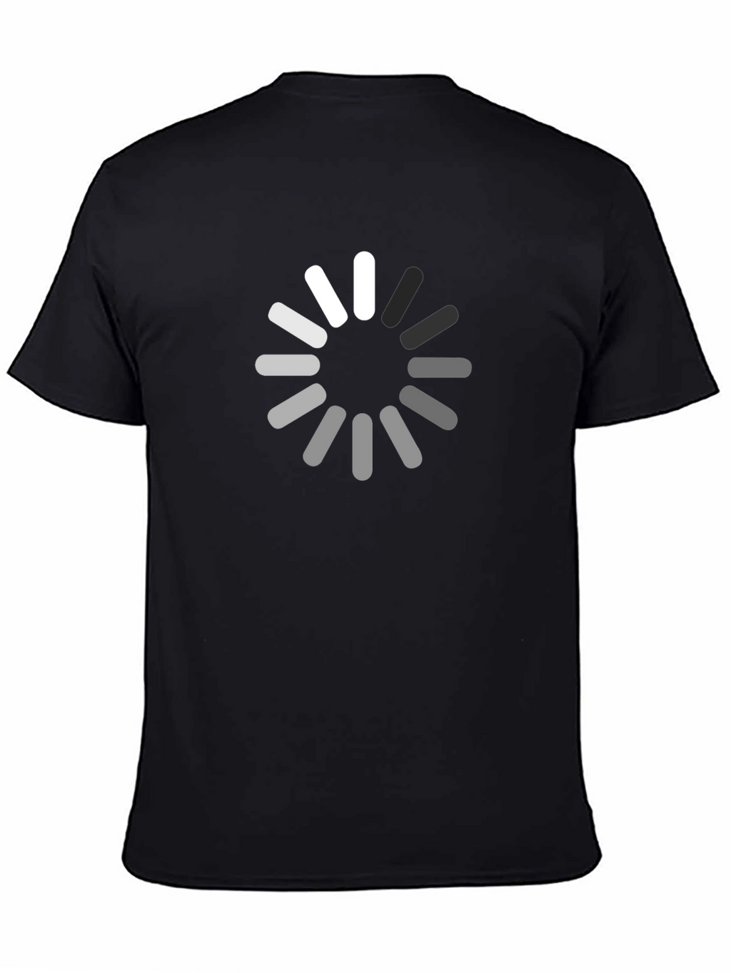 Loading Circle Graphic Tee - Soft Cotton Casual Shirt