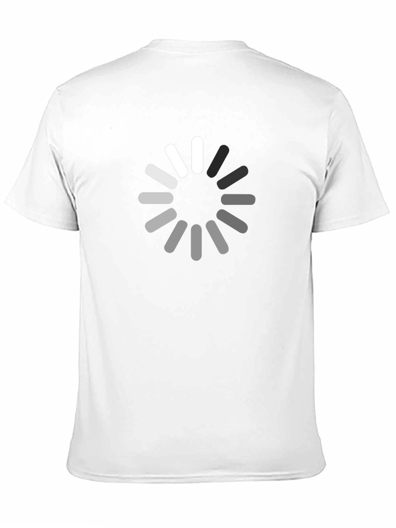 Loading Circle Graphic Tee - Soft Cotton Casual Shirt