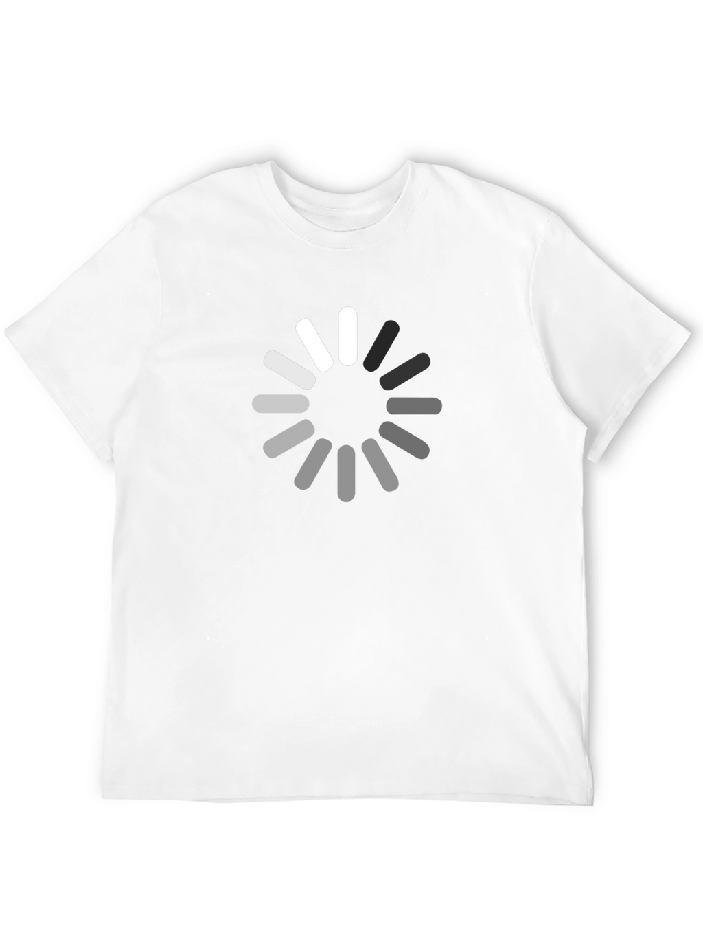 Loading Circle Graphic Tee - Soft Cotton Casual Shirt