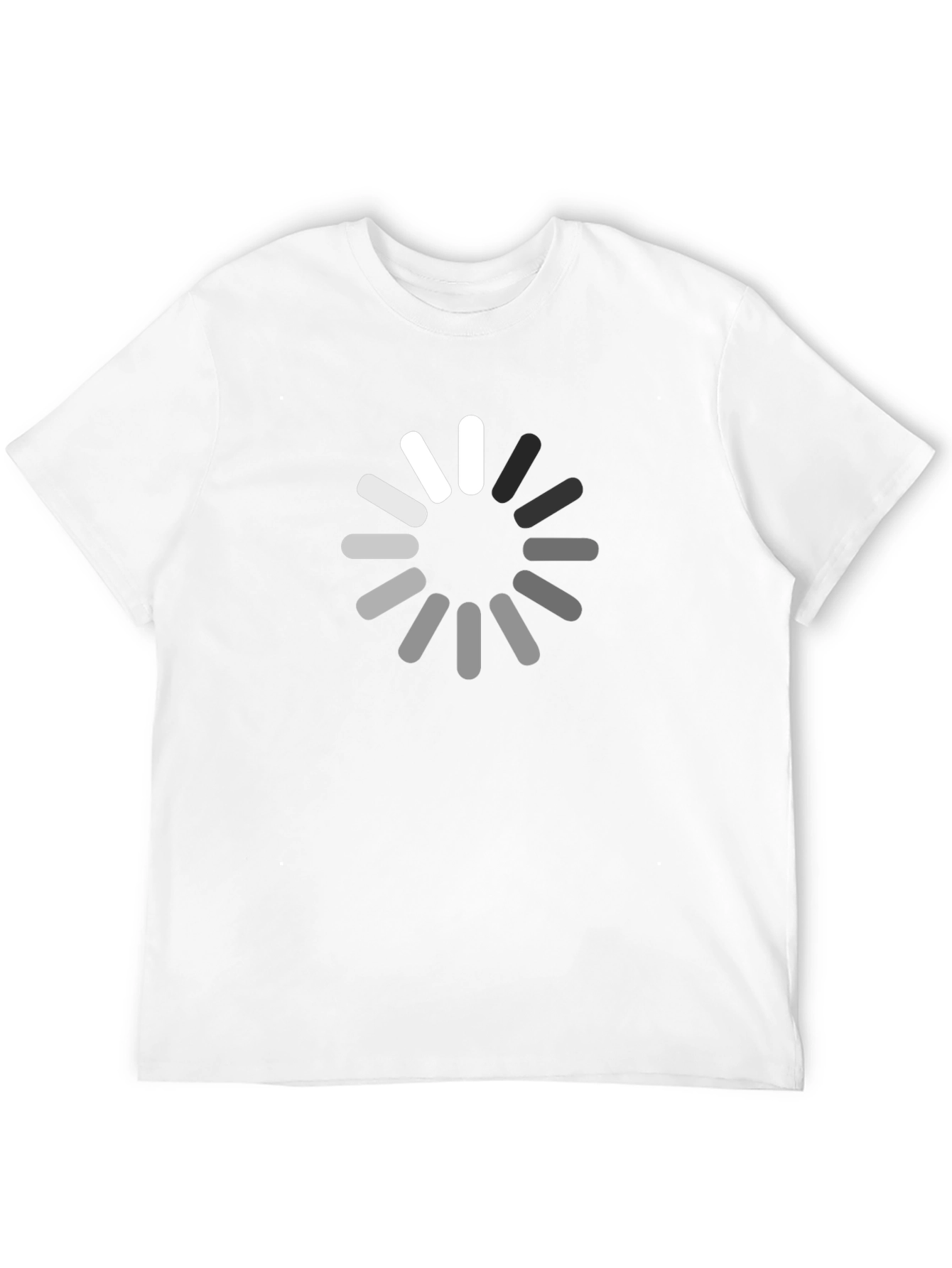 Loading Circle Graphic Tee - Soft Cotton Casual Shirt