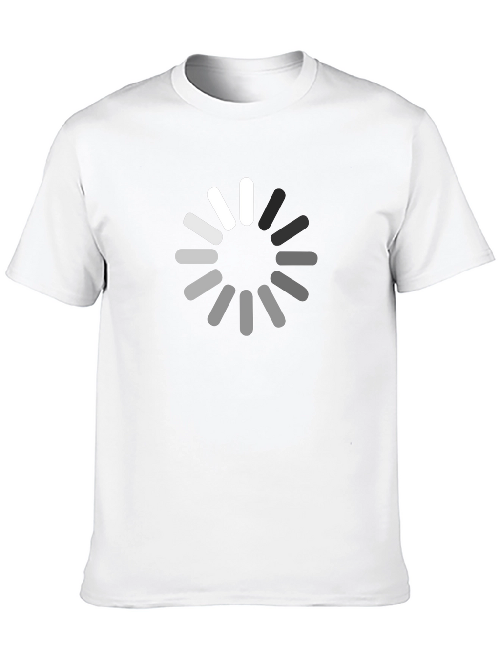 Loading Circle Graphic Tee - Soft Cotton Casual Shirt