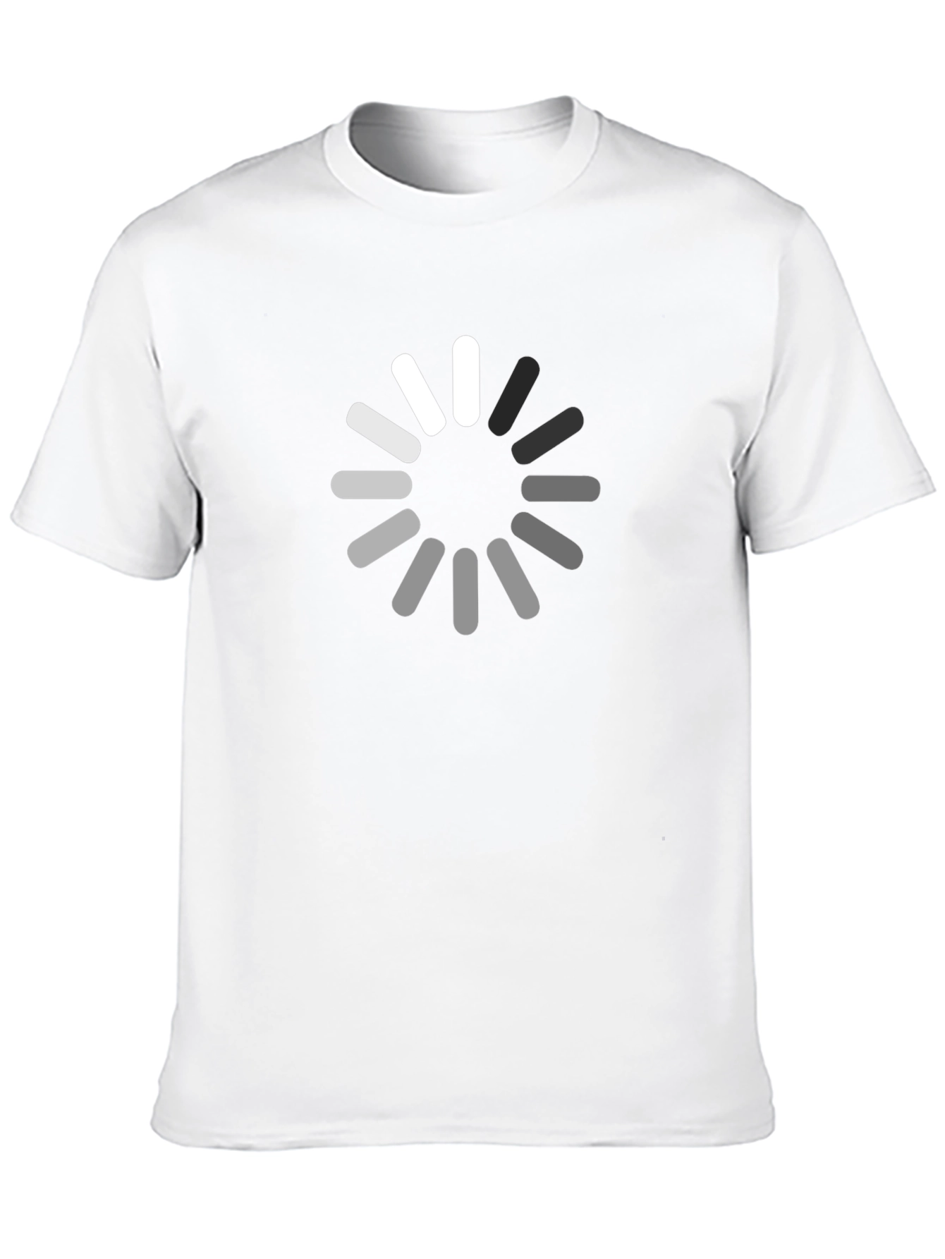 Loading Circle Graphic Tee - Soft Cotton Casual Shirt