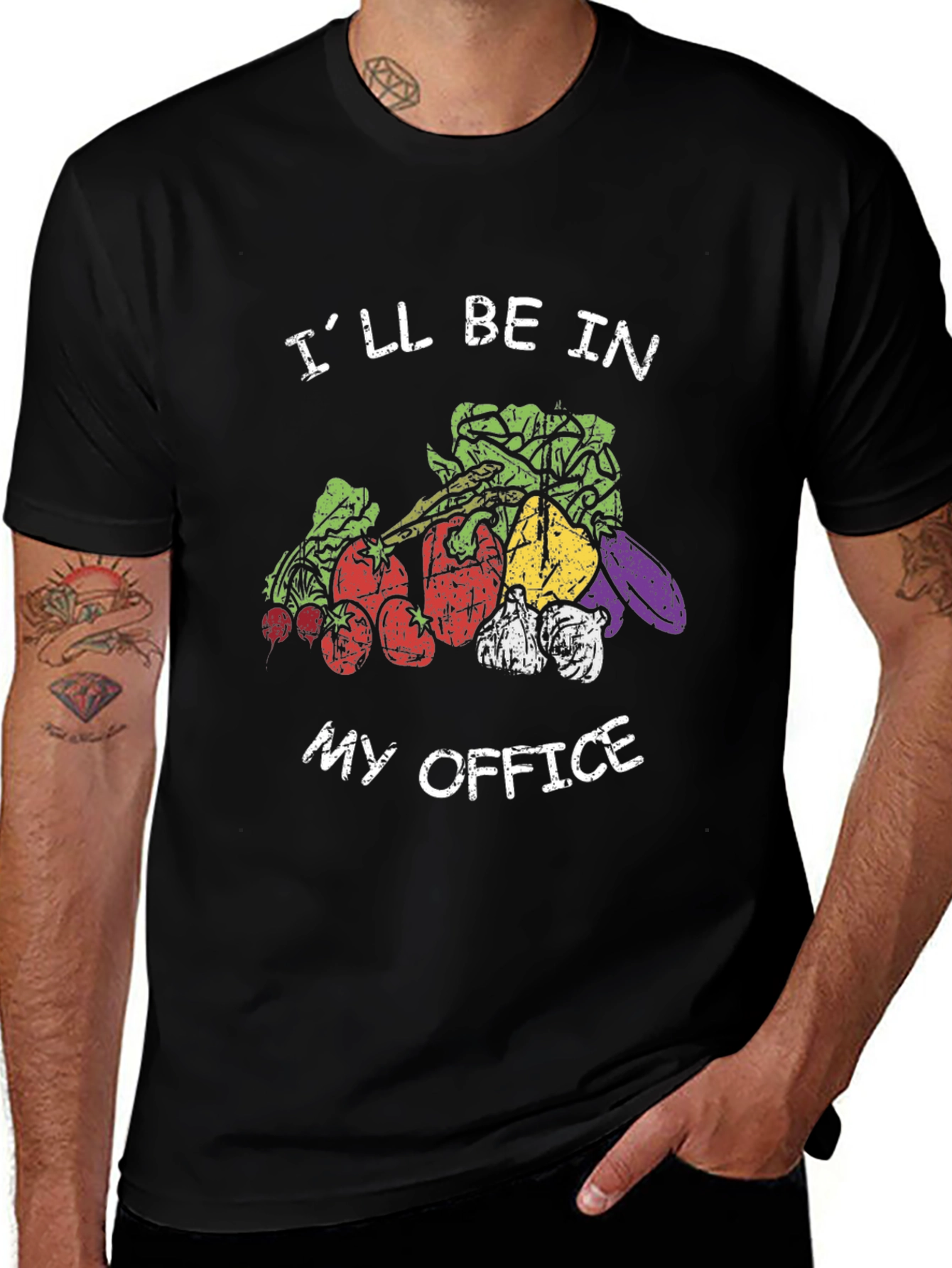 Vegetable Garden T-Shirt - Ill Be In My Office