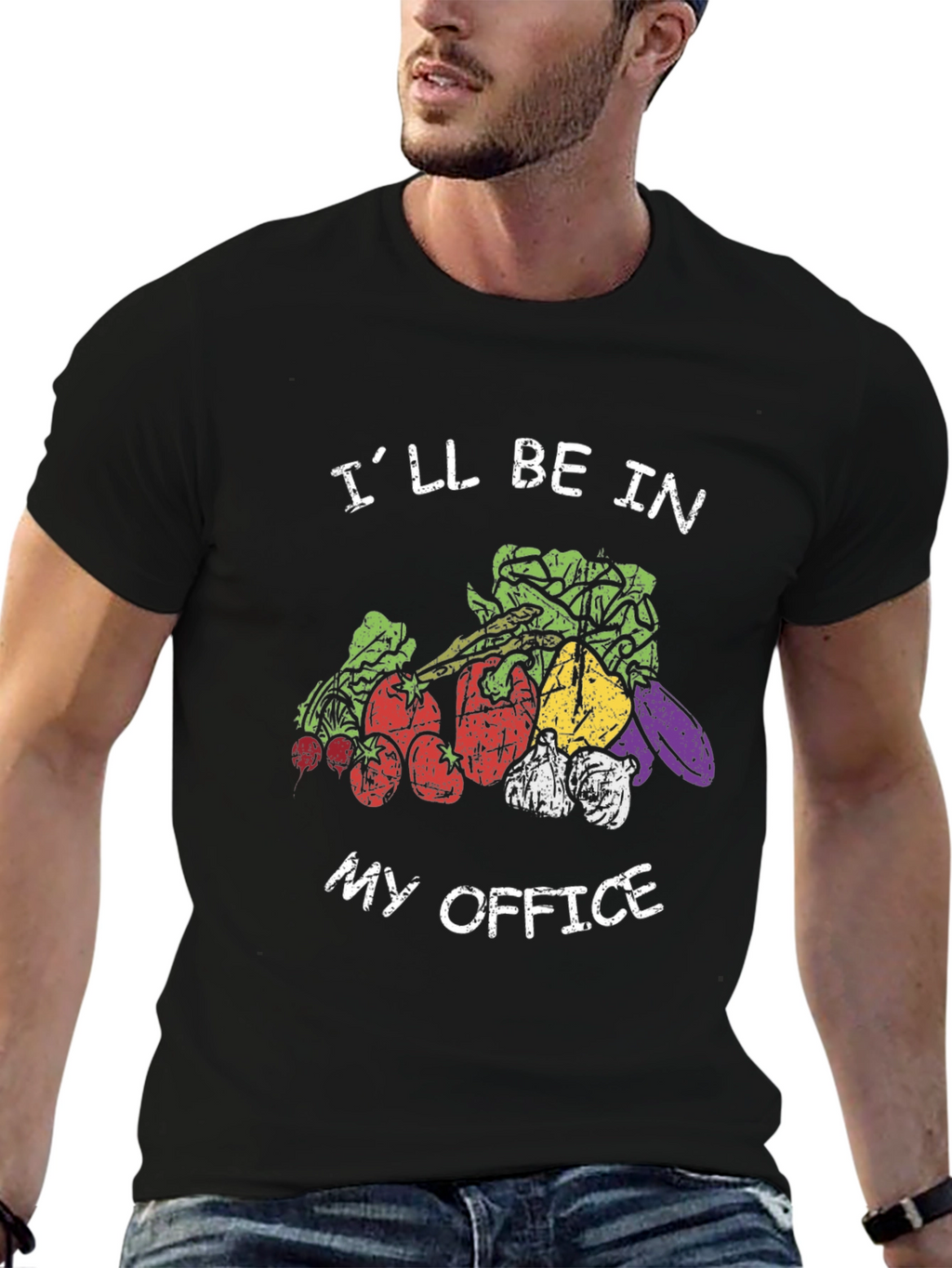 Vegetable Garden T-Shirt - Ill Be In My Office