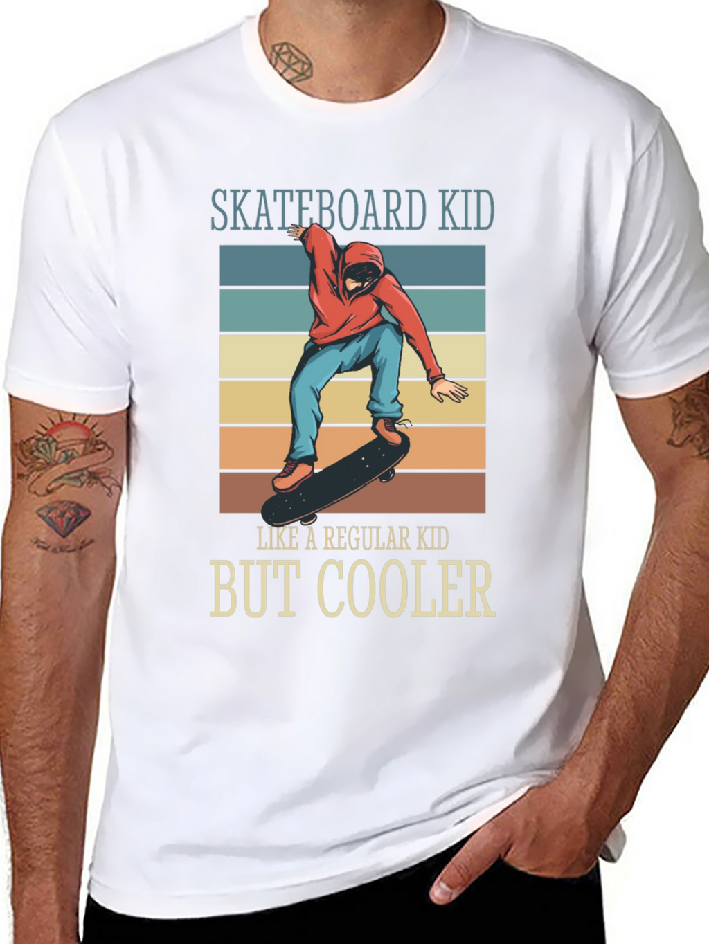 Skateboard Kid T-Shirt: Cooler Than Regular Kids!