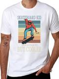 Skateboard Kid T-Shirt: Cooler Than Regular Kids!