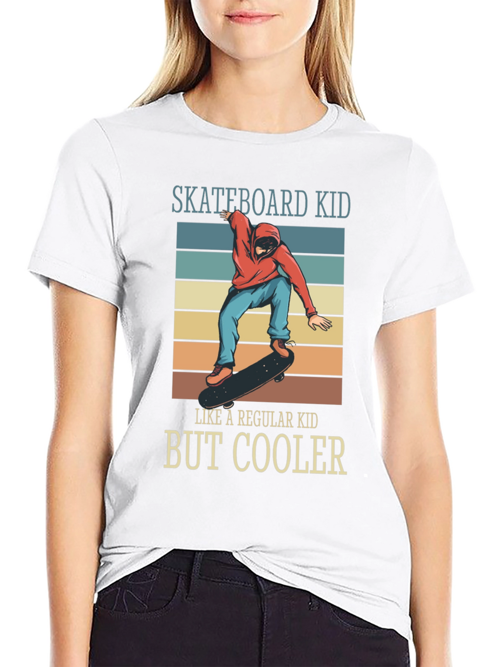 Skateboard Kid T-Shirt: Cooler Than Regular Kids!