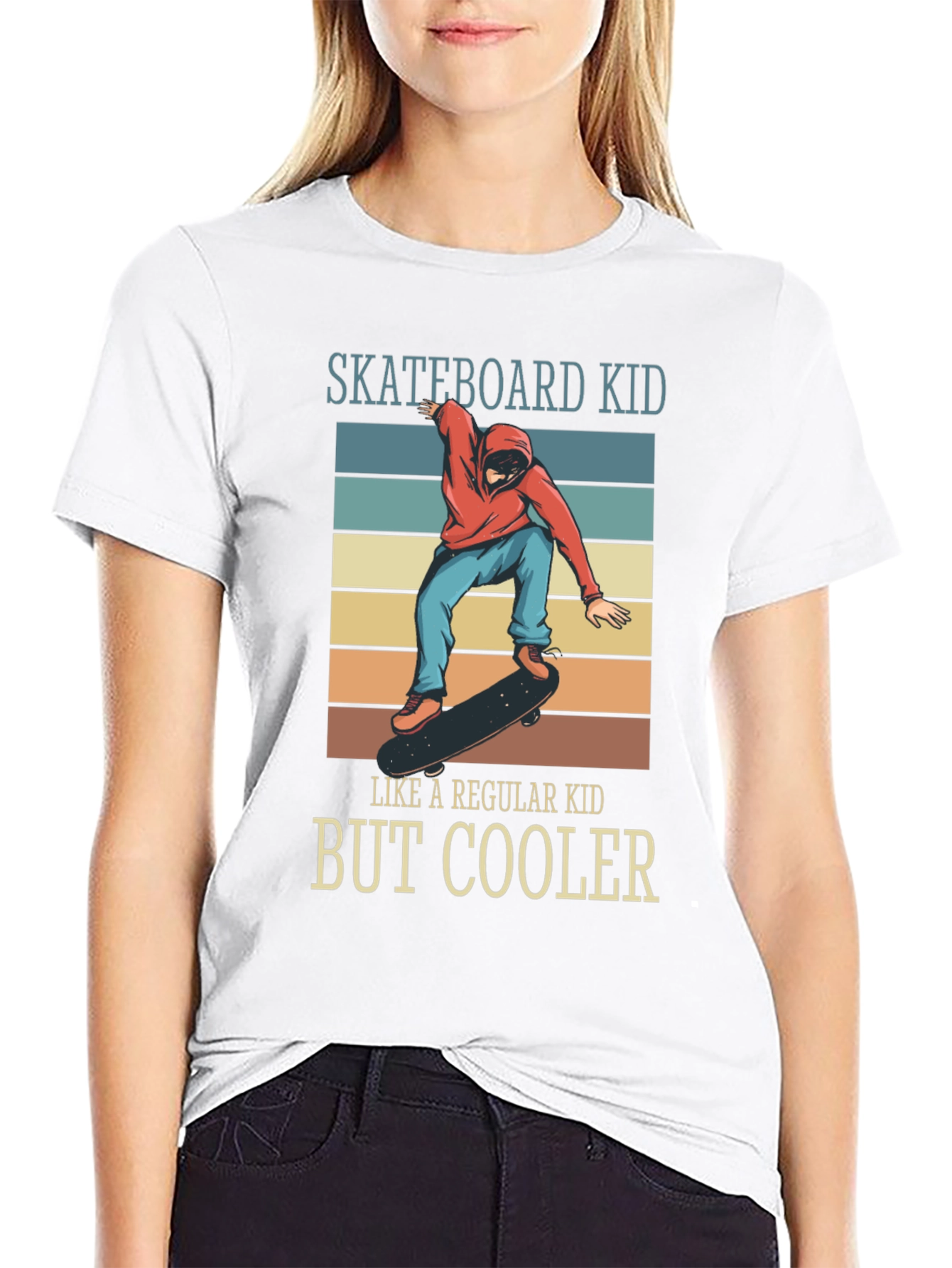 Skateboard Kid T-Shirt: Cooler Than Regular Kids!