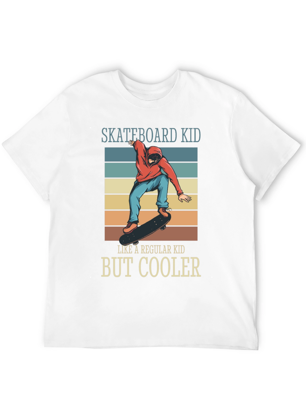 Skateboard Kid T-Shirt: Cooler Than Regular Kids!