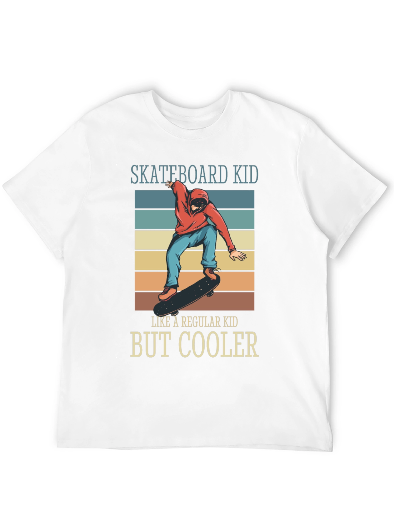 Skateboard Kid T-Shirt: Cooler Than Regular Kids!