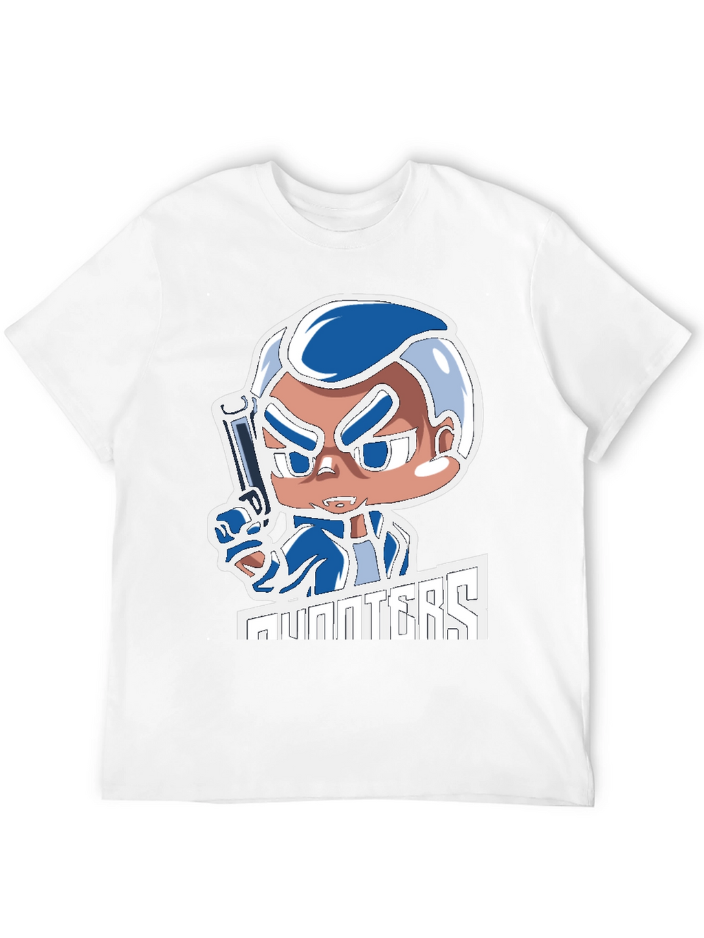 Hunters T-Shirt: Cartoon Gunman Design