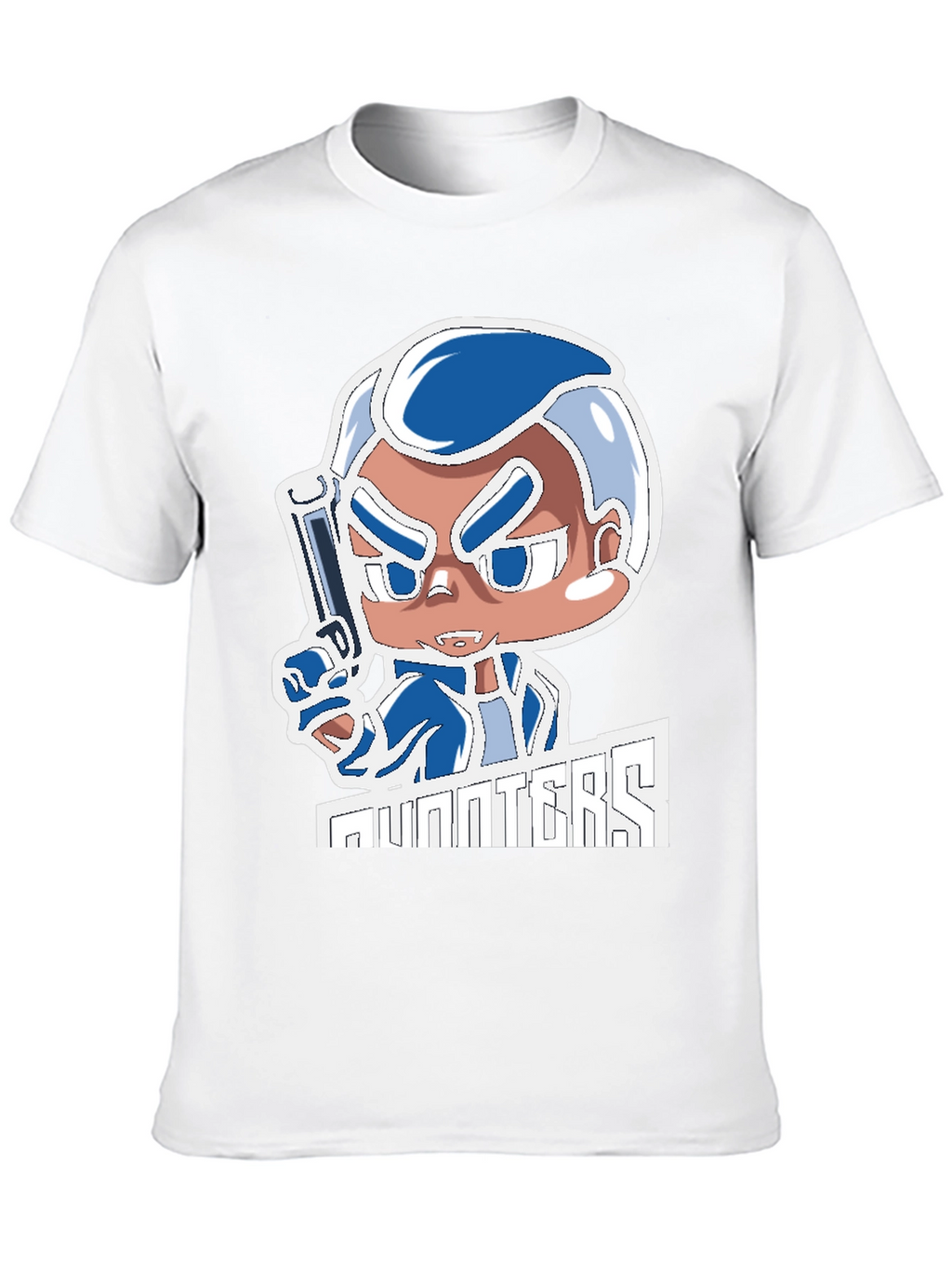 Hunters T-Shirt: Cartoon Gunman Design