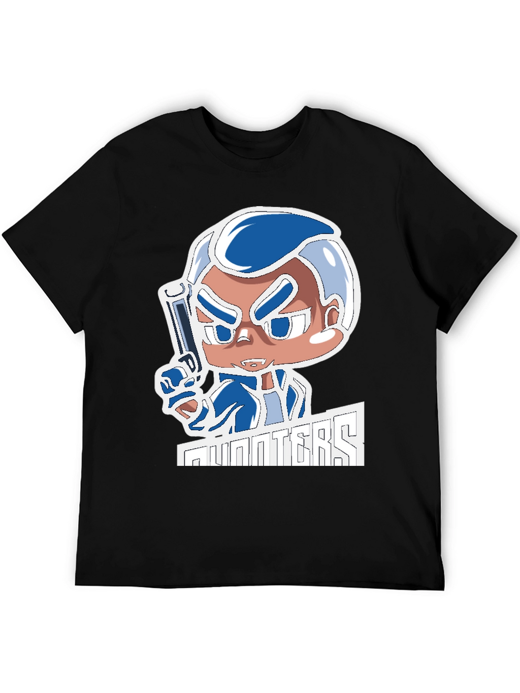 Hunters T-Shirt: Cartoon Gunman Design