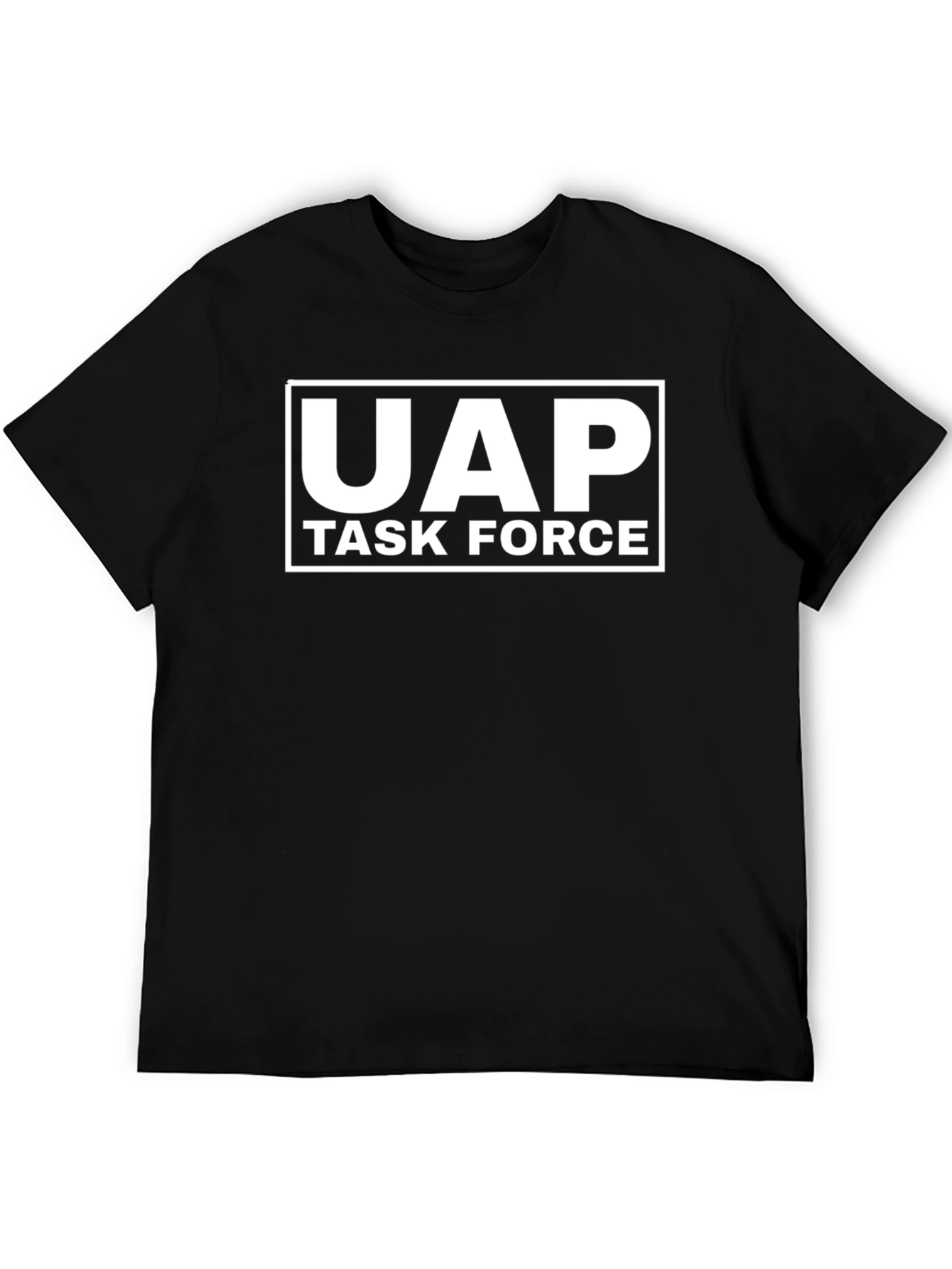 UAP Task Force Graphic Tee - Black Cotton T-Shirt