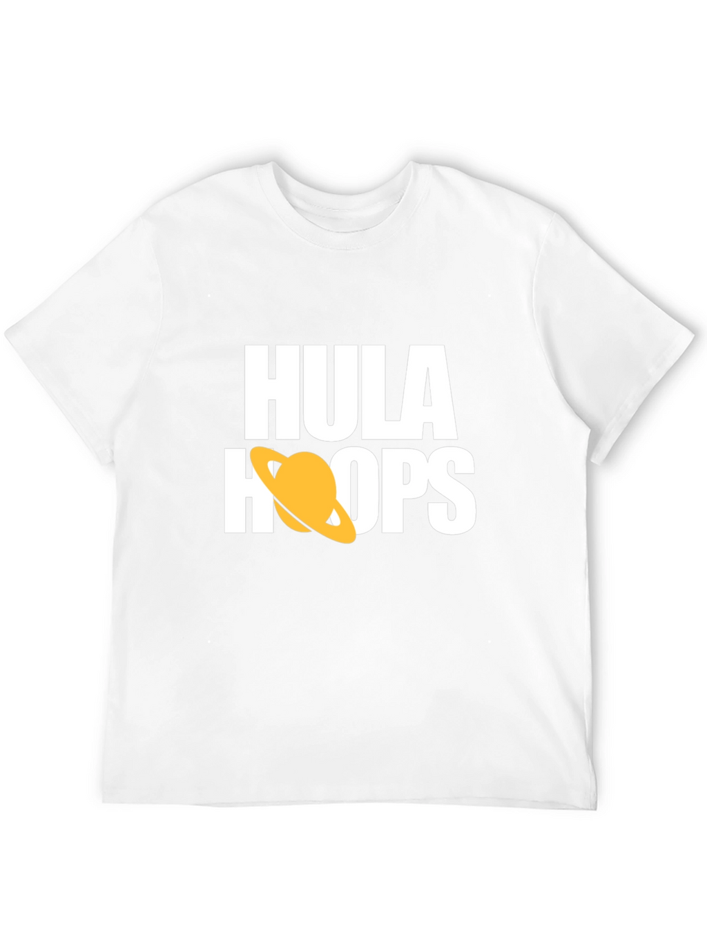 Hula Hoops Graphic Tee - Stylish Black Cotton T-Shirt