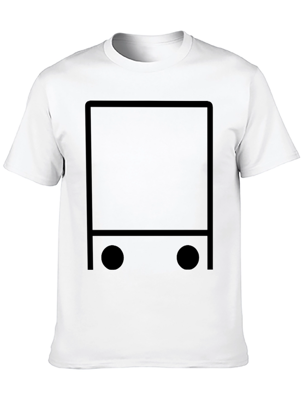 Modern Minimalist Graphic Tee - Black