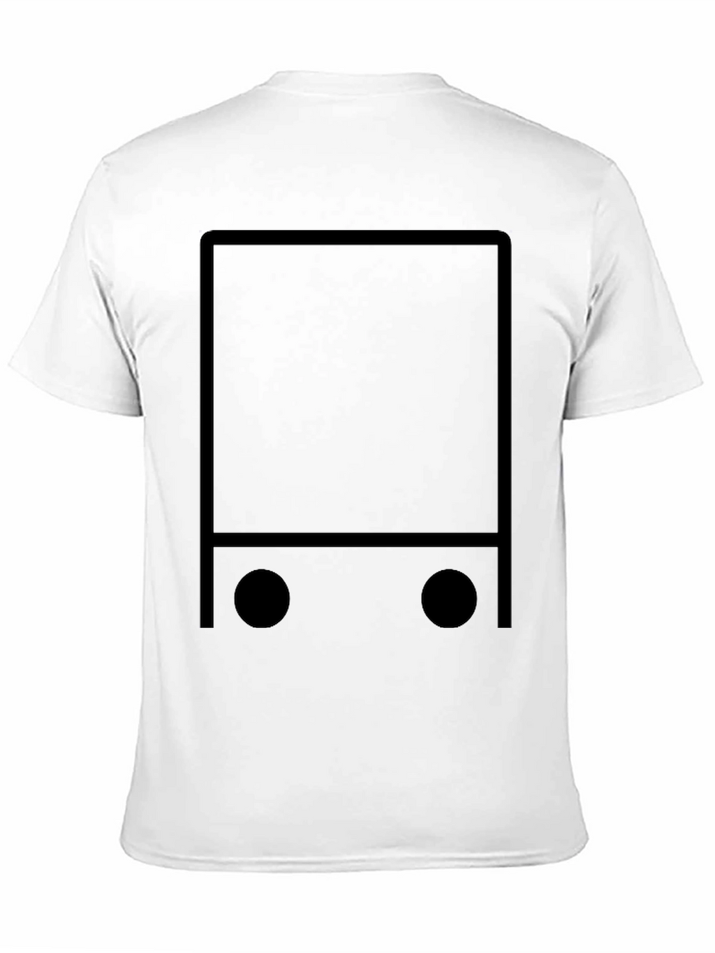 Modern Minimalist Graphic Tee - Black