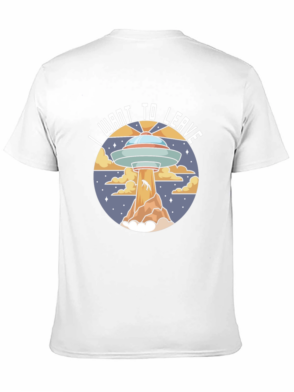 I Want to Leave UFO Graphic T-Shirt