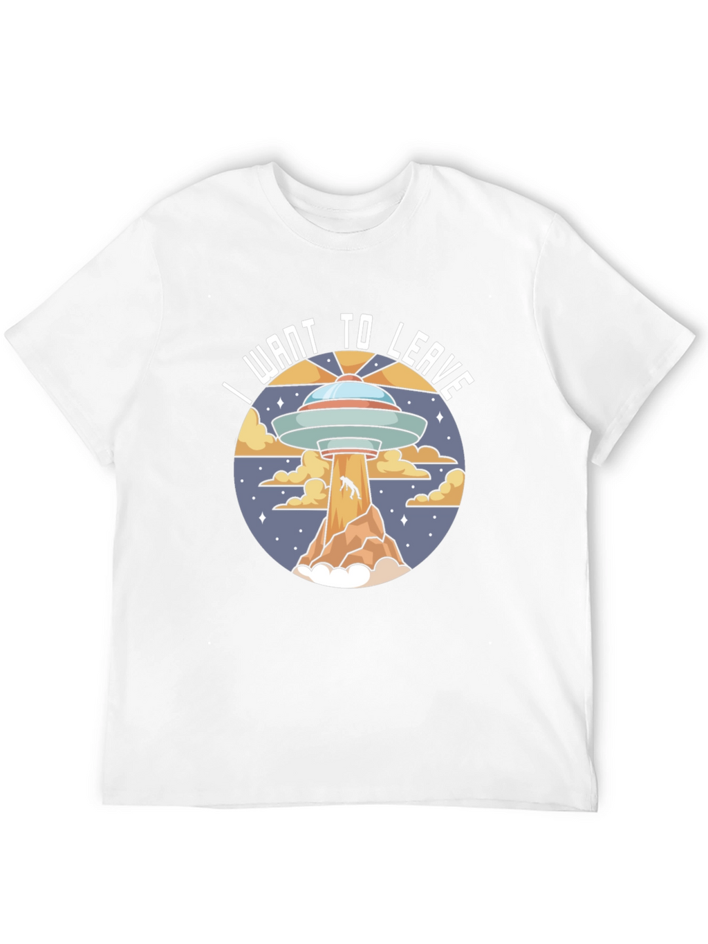 I Want to Leave UFO Graphic T-Shirt