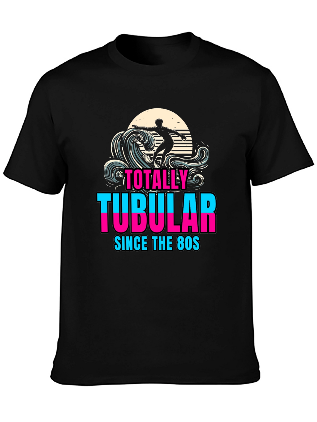 Totally Tubular 80s Surfer T-Shirt