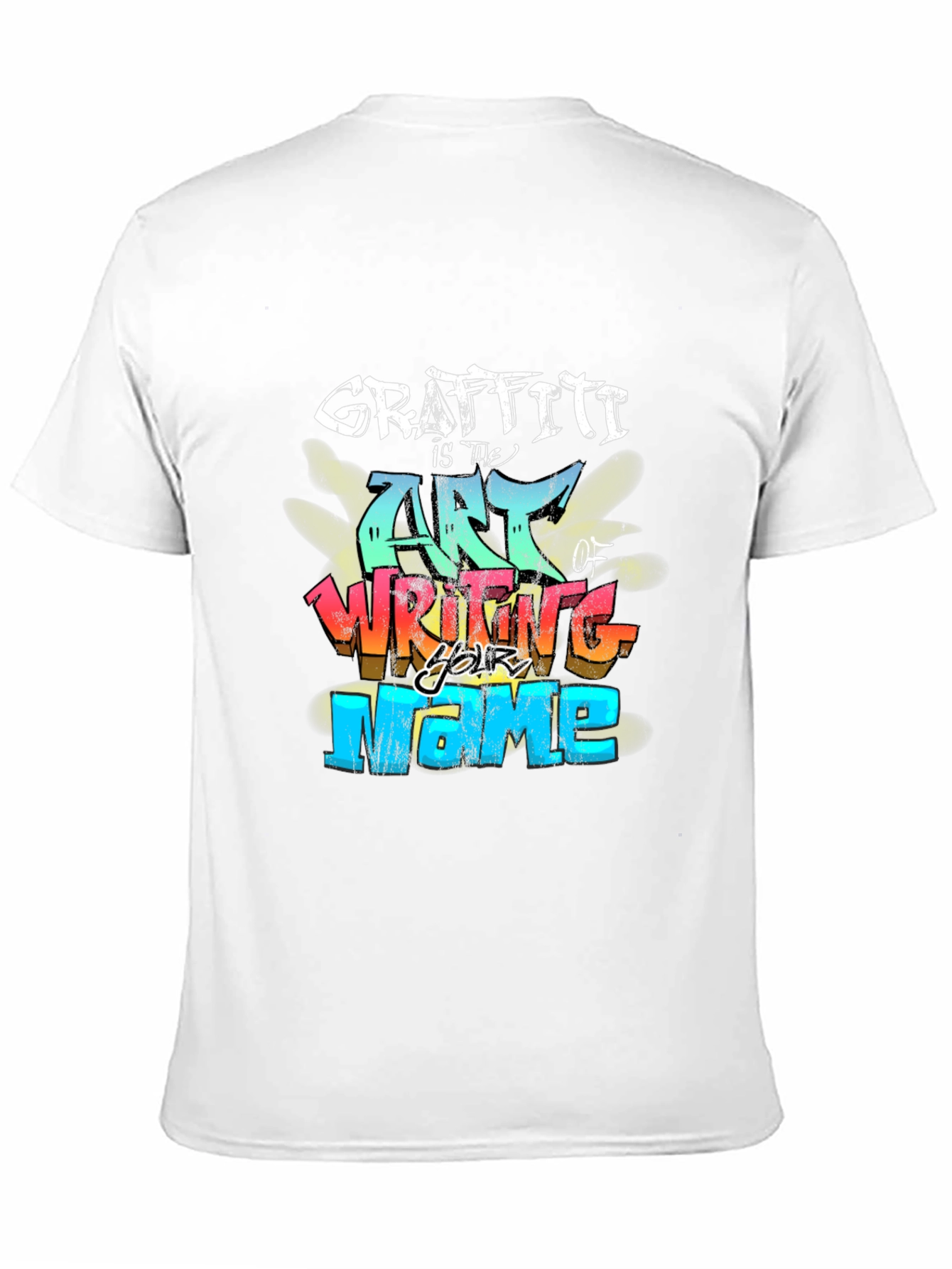 Graffiti Art Black T-Shirt