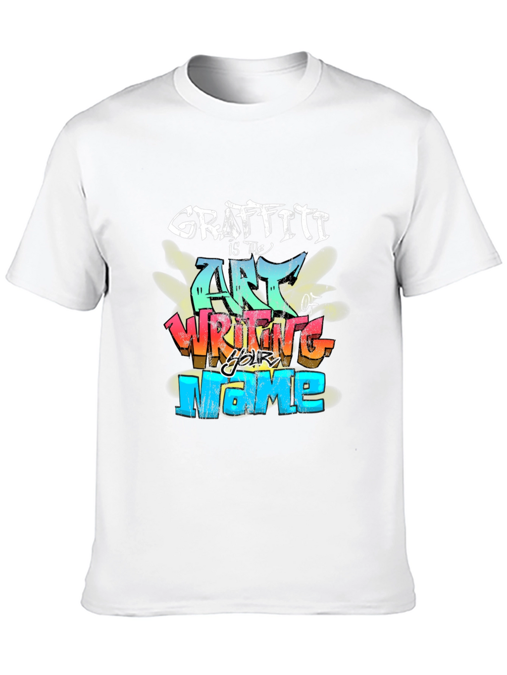 Graffiti Art Black T-Shirt