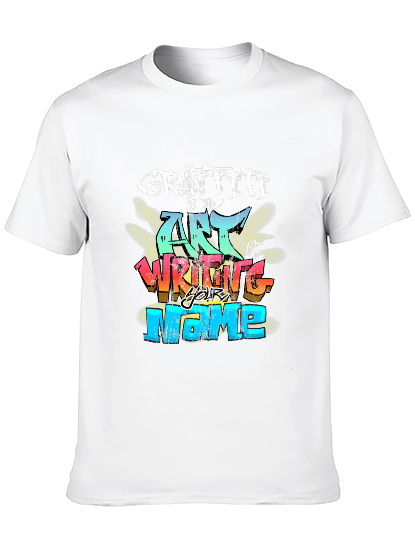 Graffiti Art Black T-Shirt