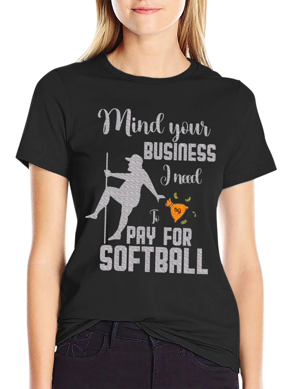 Mind Your Business Softball T-Shirt