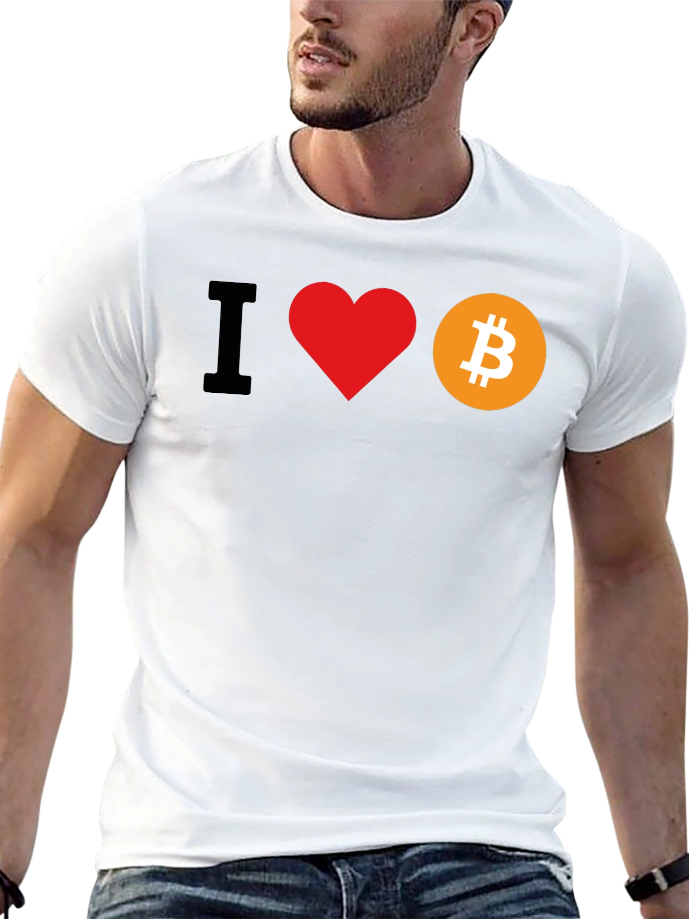 I Heart Bitcoin Graphic Tee