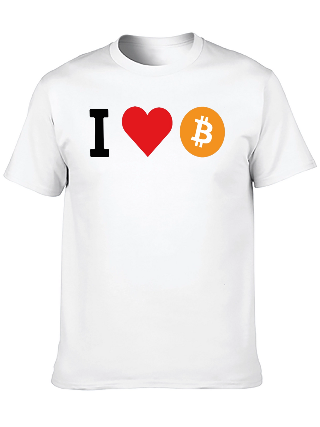 I Heart Bitcoin Graphic Tee