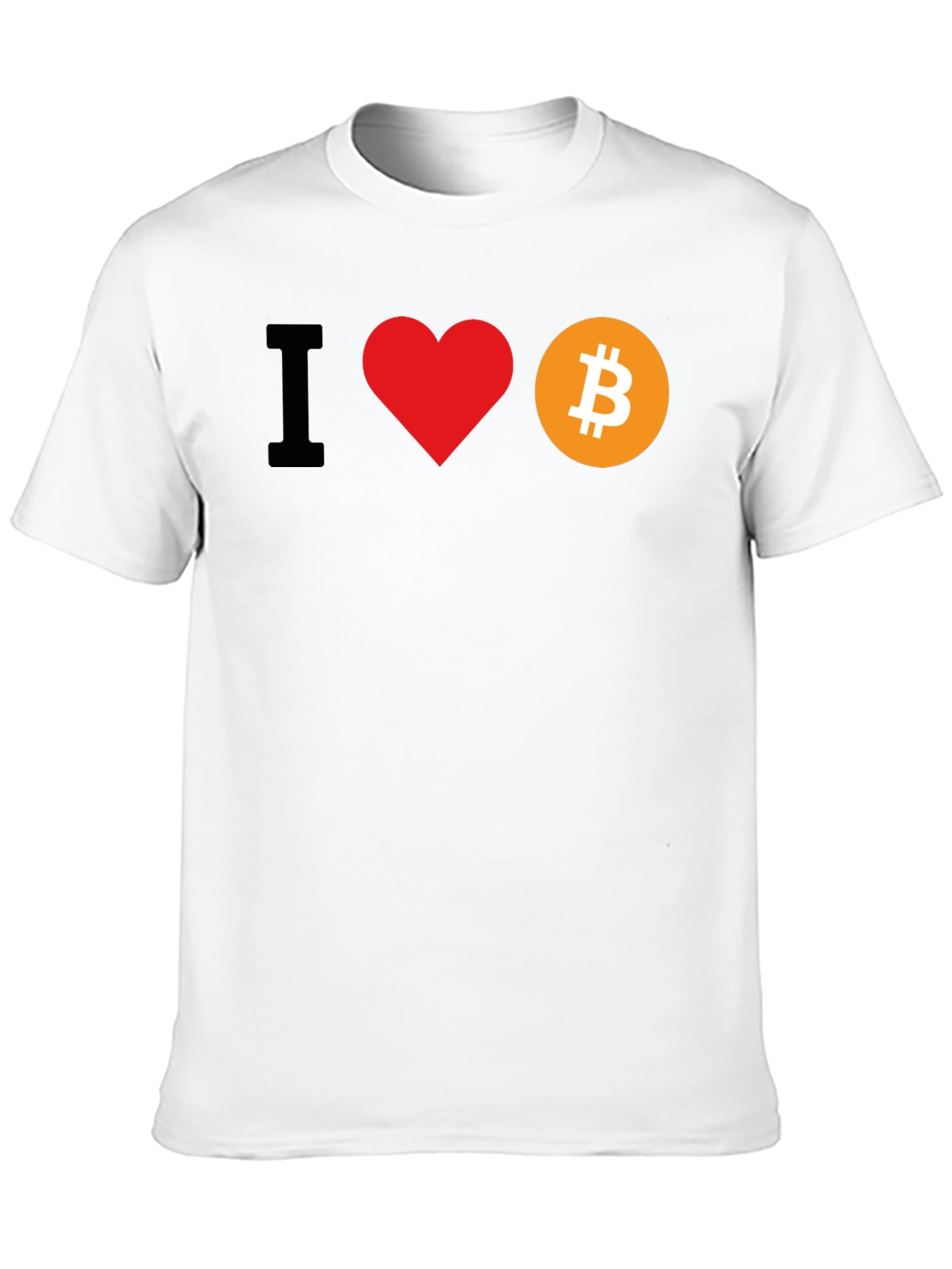 I Heart Bitcoin Graphic Tee