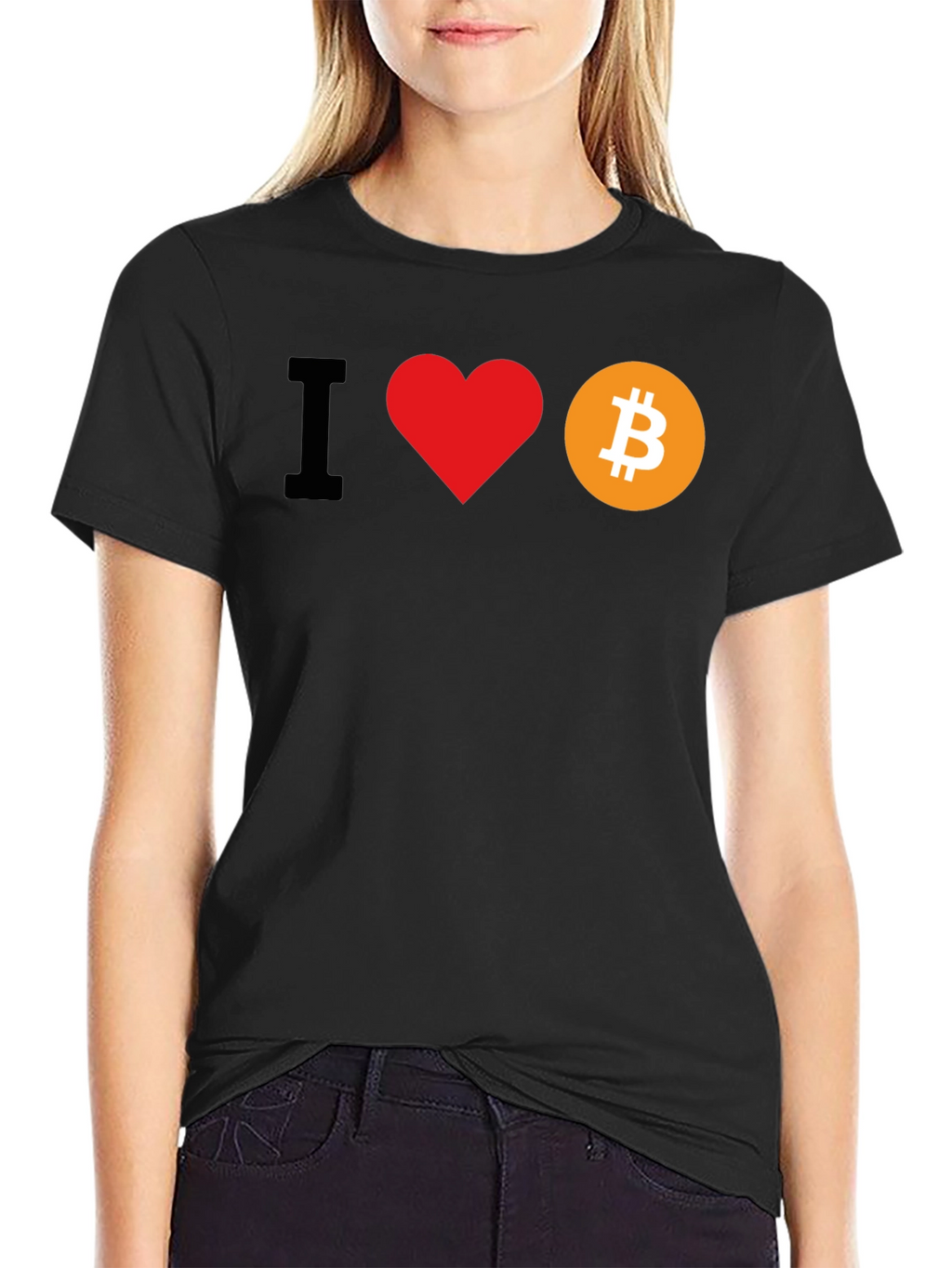 I Heart Bitcoin Graphic Tee