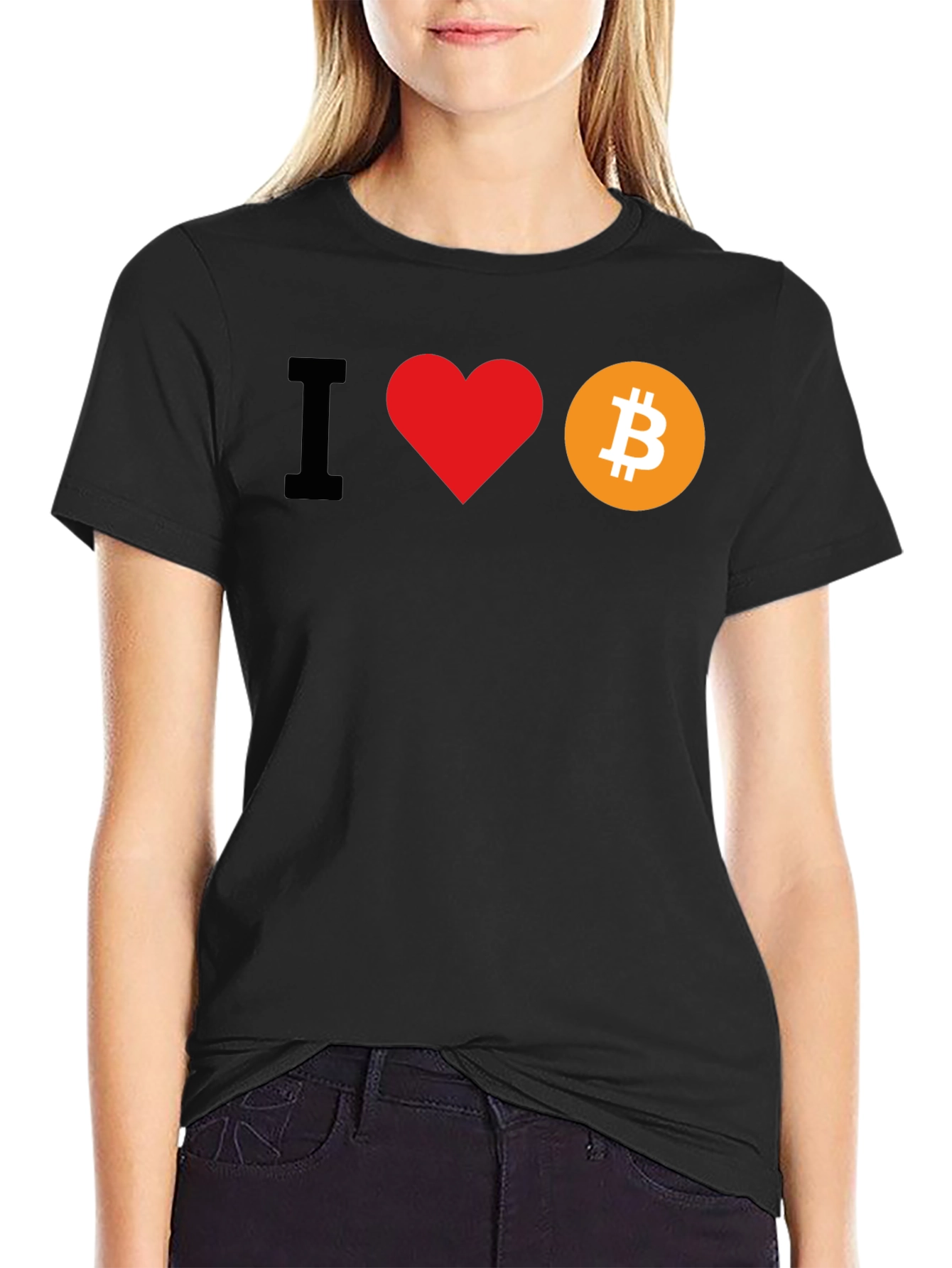 I Heart Bitcoin Graphic Tee