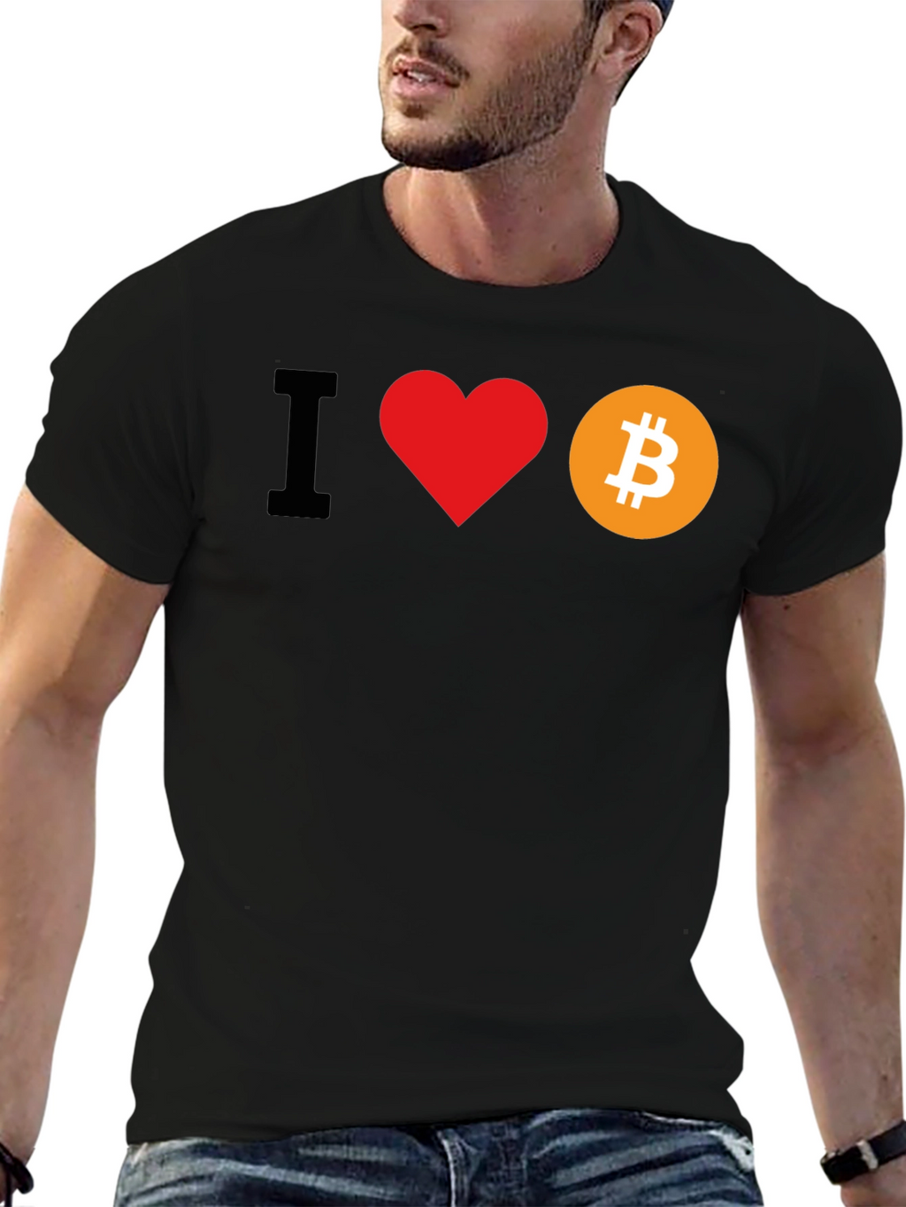 I Heart Bitcoin Graphic Tee