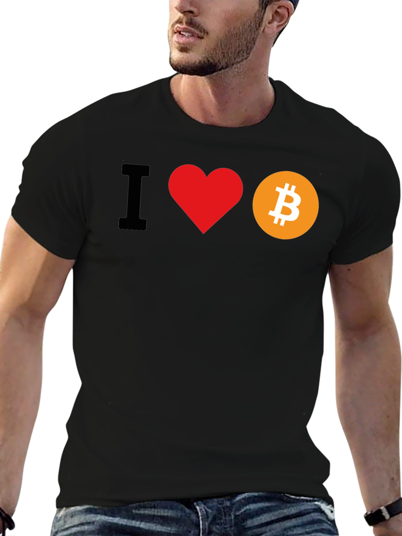 I Heart Bitcoin Graphic Tee