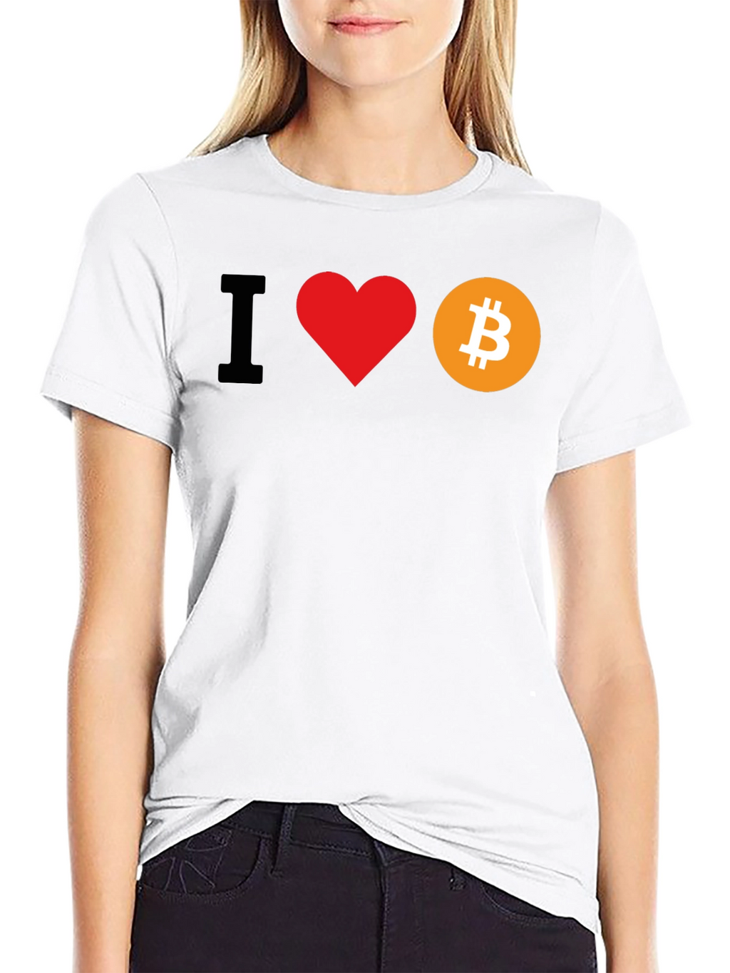I Heart Bitcoin Graphic Tee