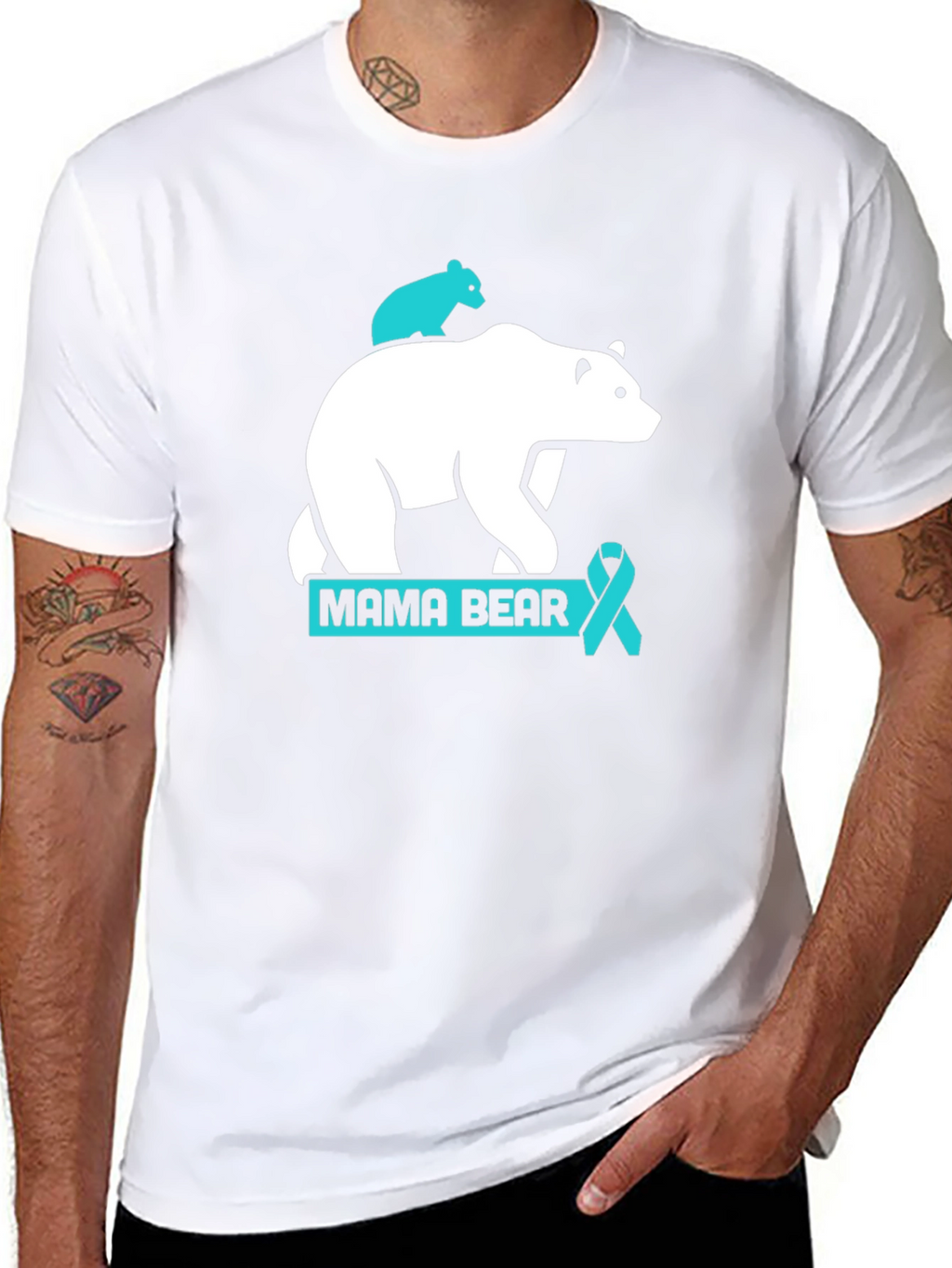 Mama Bear T-Shirt: Cute Bear Cub Tee