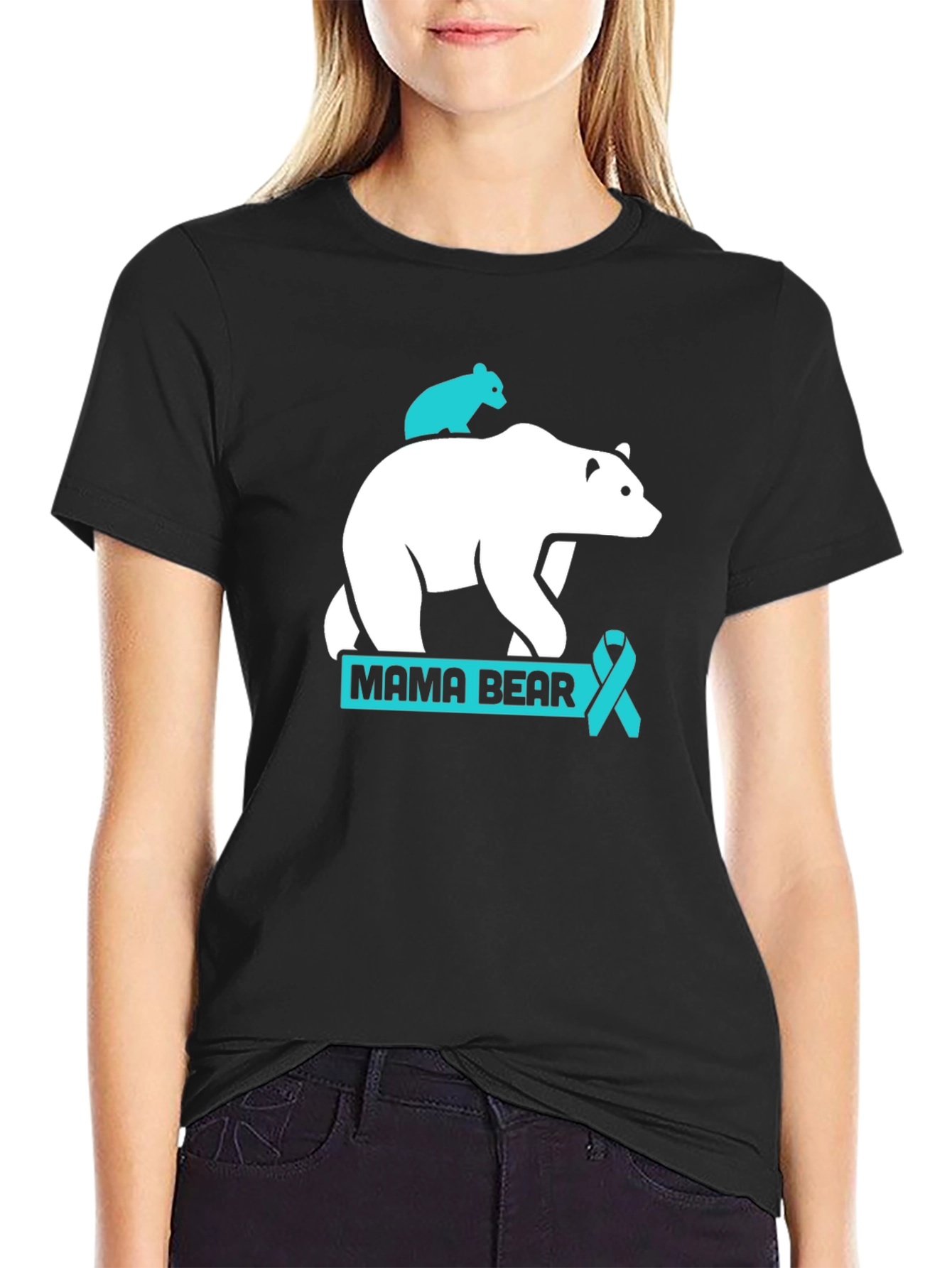 Mama Bear T-Shirt: Cute Bear Cub Tee