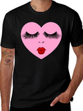 Heart Face Graphic Tee