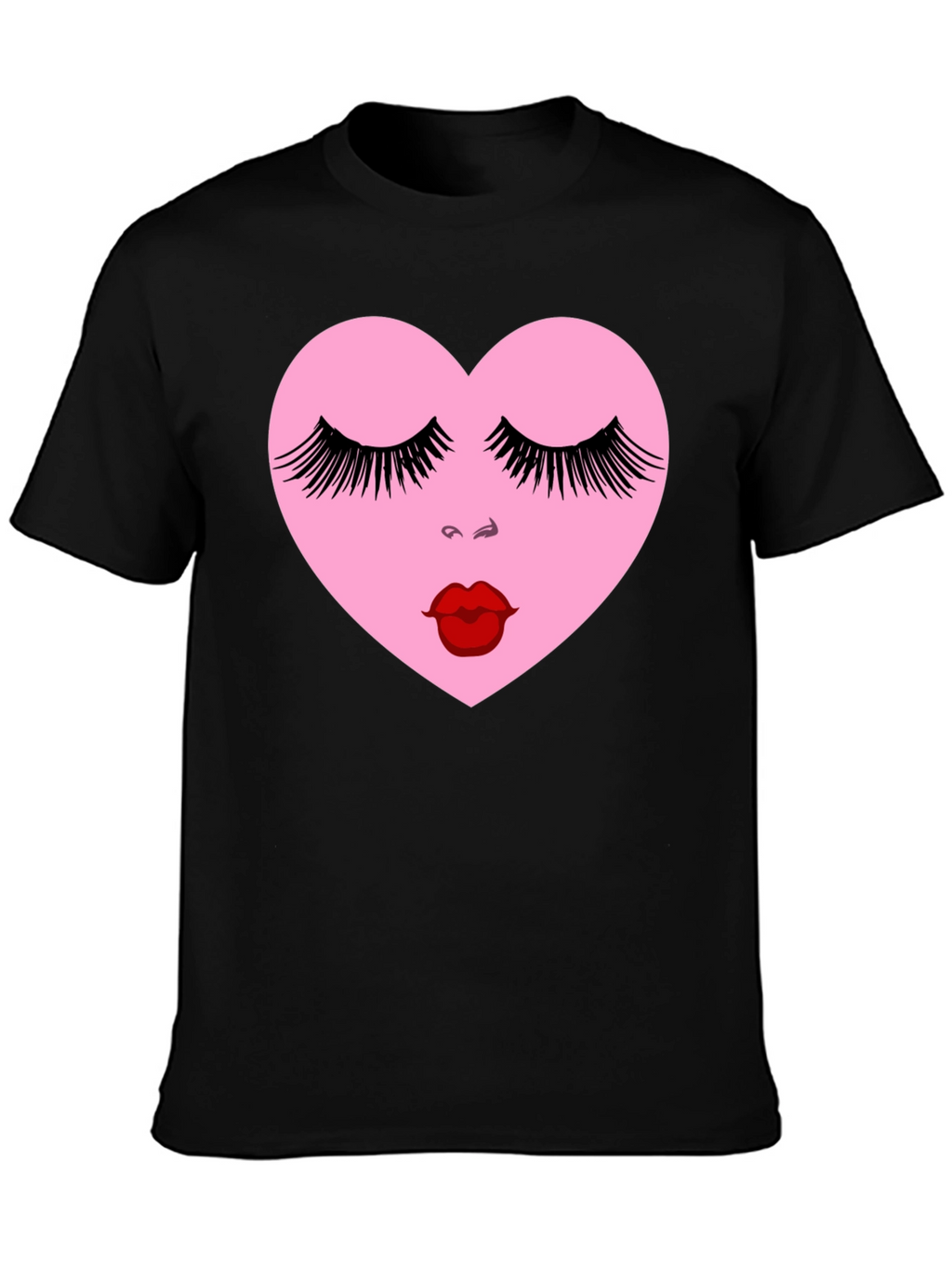 Heart Face Graphic Tee