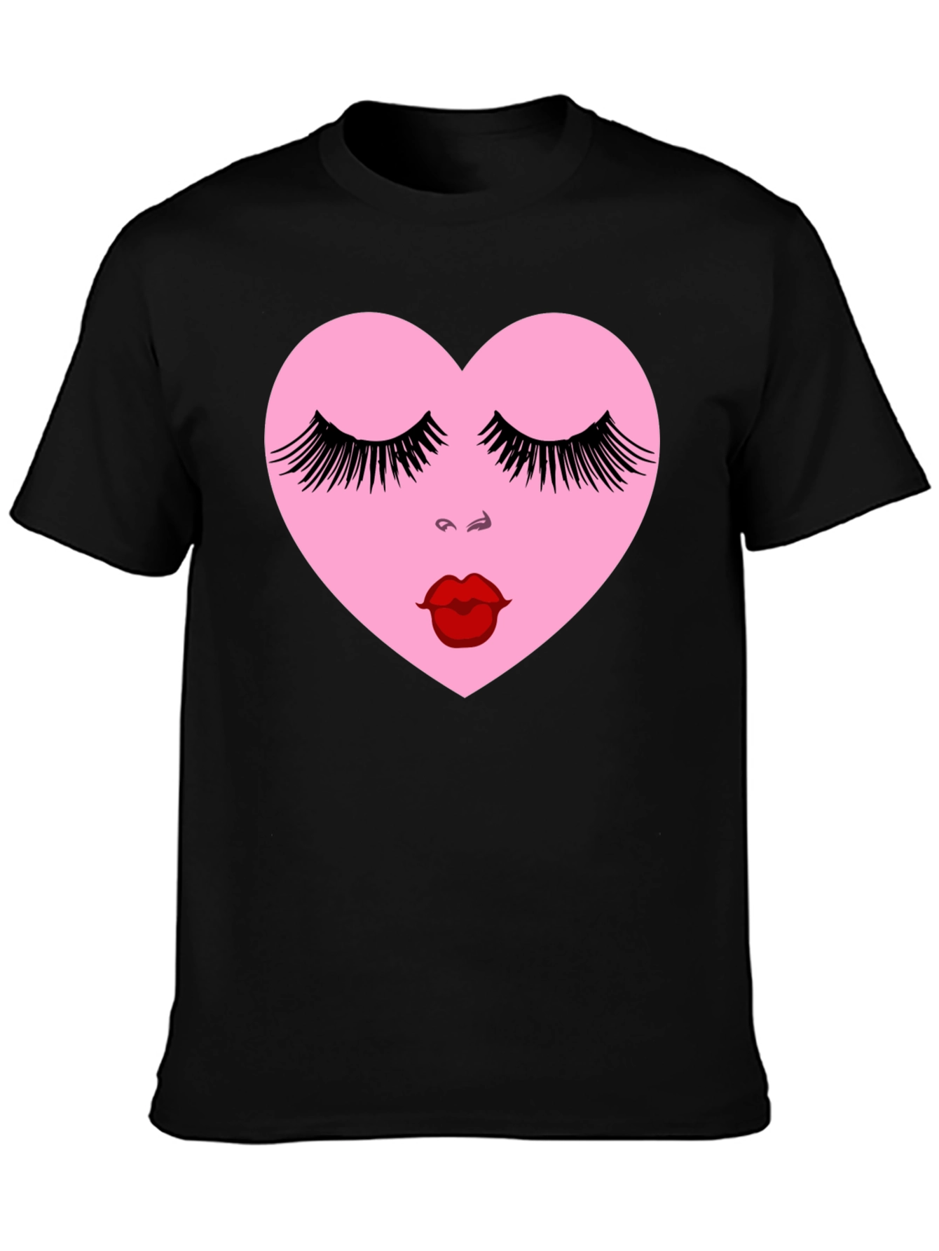 Heart Face Graphic Tee