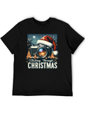 Clicking Through Christmas Camera Holiday T-Shirt